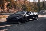 Lamborghini Huracan LP610-4 Spyder Matte Black on Velos Wheels (VLS01) 2019 года